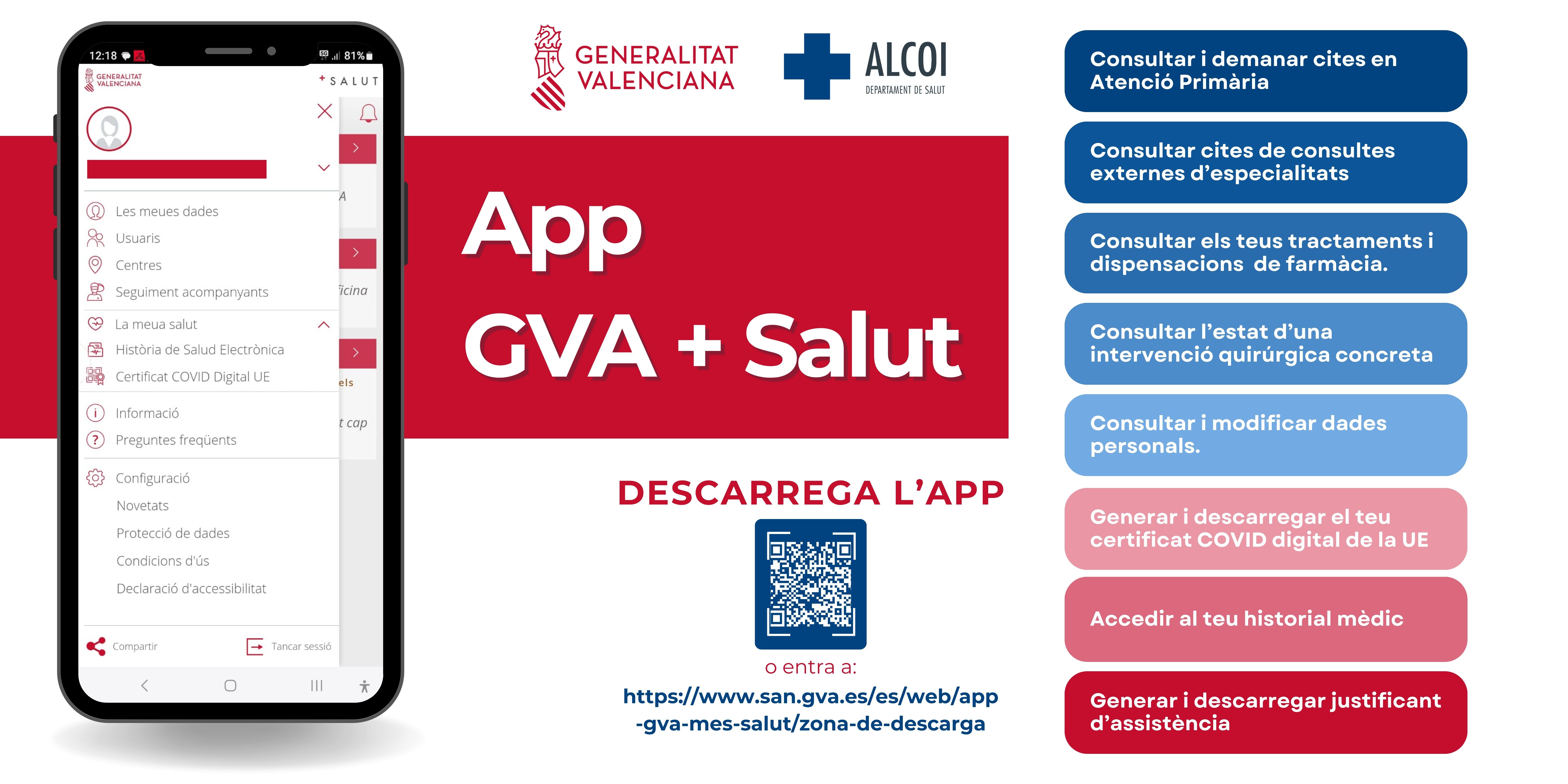 Bànner App GVA+Salut 